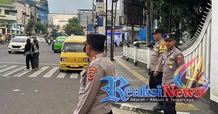 Pengamanan Nobar Polsek Baros Antisipasi Bobotoh Pawai Merayakan Kemenangan Persib