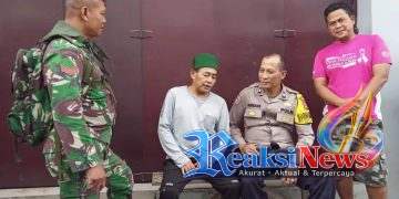 Sambangi Dan Rangkul Warga. Bhabinkamtibmas Polsek Baros Sampaikan Pesan Kamtibmas