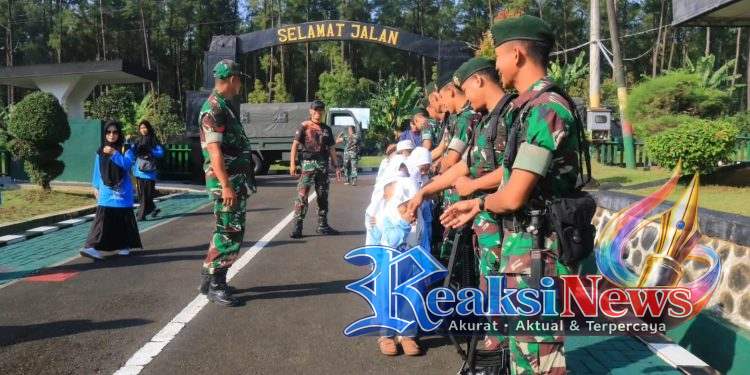 Siswa TK Aljauhar Antusias Ikuti Outbond Edukatif di Yonif 514 Kostrad