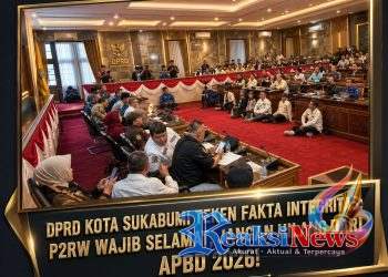 DPRD Kota Sukabumi Teken Fakta Integritas: P2RW Wajib Selamat, Jangan Hilang dari APBD 2026!