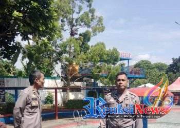 Patroli obyek wisata, Polsek Baros Monitoring dan sampaikan pesan Kamtibmas