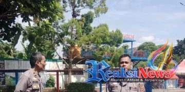 Patroli obyek wisata, Polsek Baros Monitoring dan sampaikan pesan Kamtibmas