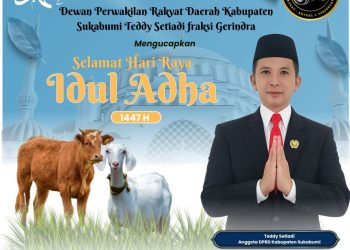 Ketua Fraksi Fraksi Gerindra Teddy Setiadi Mengucapkan Selamat Hari Raya Idul Adha 1447 H/2026