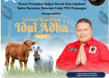 Dewan Raden Koesoemo Hutaripto, S.MB, Fraksi PDI-Perjuangan Mengucapkan Selamat Hari Raya Idul Adha 1447 H/2026