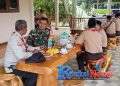 Danramil 2203/Warungkiara Kapten Inf Agus Rahman Laksanakan Komsos Bersama Pramuka Assalam
