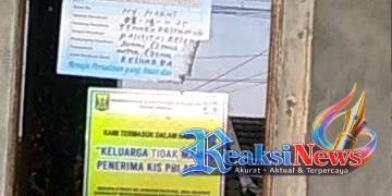 Stiker Kuning Tempel di Ruko Nagrak, Program BPJS Gratis Diduga Salah Sasaran