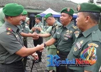 Dandim 0607/Kota Sukabumi Beri Penghormatan Terbaik untuk Prajurit Purna Tugas dan Pindah Satuan