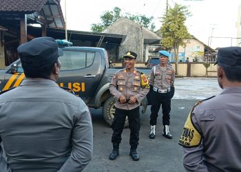 Jelang Idul Adha 1447 H, Polsek Jampangkulon Gelar Apel Kesiapsiagaan: Kapolsek Perintahkan Intensifkan Patroli