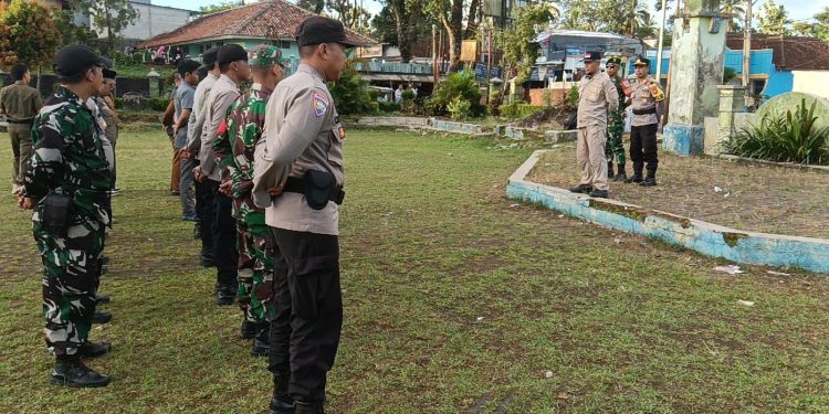 Forkopimcam Jampangkulon Gelar Apel Pengamanan Malam Takbir dan Sholat Idul Adha 1447 H