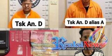 Gerebek Sarang Narkoba (GSN) di Tanjung Tiram, Tiga Orang Diamankan, Satresnarkoba Polres Batu Bara