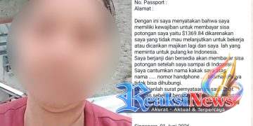 GAJI DIPOTONG 4 BULAN! PMI Tasik Dipulangkan dari Singapura Tapi Ditahan di PT AMOI Jateng, Minta Tebusan Rp.17 Juta