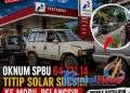 Warga Kesulitan Dapatkan BBM: Diduga Oknum SPBU Titip Solar Subsidi ke Pelangsiran