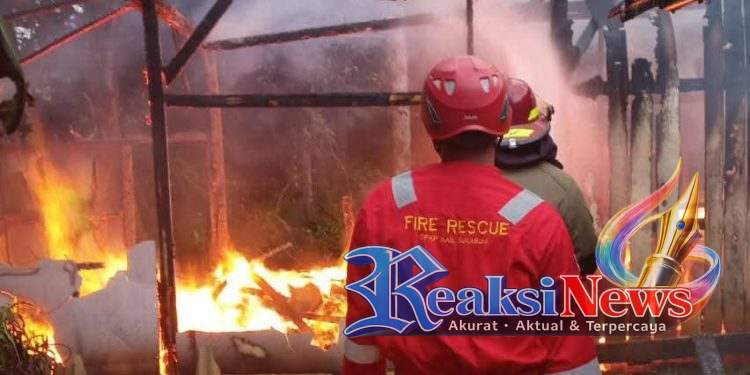 Kebakaran Hanguskan Rumah Warga di Jampangkulon Sukabumi, Diduga Api Tungku Ditinggal Menyala