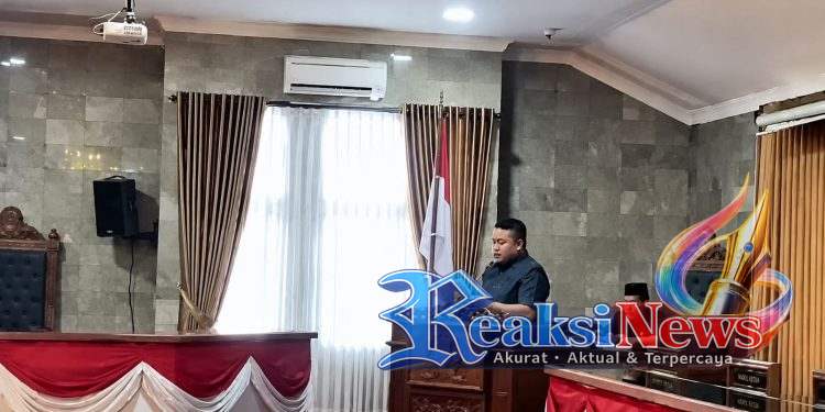 DPRD Kota Sukabumi menggelar Rapat Paripurna terkait Pandangan Fraksi dan Jawaban Komisi II terhadap Raperda Prakarsa Ekonomi Kreatif