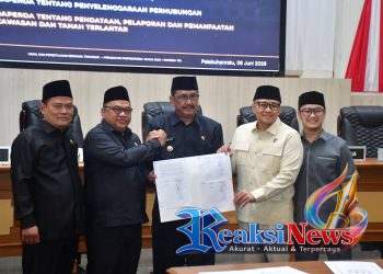DPRD Dan Pemkab Sepakati Dua Raperda, Bupati Asep Japar Apresiasi Sinergi Eksekutif Dan Legislatif