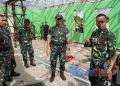 Pastikan Pembangunan Berjalan Optimal, Pangdivif 3 Kostrad Tinjau Progres Rehabilitasi Fasilitas Satuan Jajaran Brigif 3 Kostrad