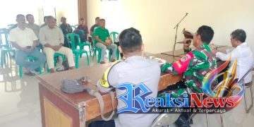 Danramil 2203/Warungkiara Kapten Inf Agus Rahman Pimpin Rakor Pembangunan Yon TP, Tiga Desa dan Tokoh Masyarakat Nyatakan Dukungan Penuh