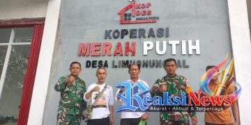Danramil 2203/Warungkiara Kapten Inf Agus Rahman dan PT Agrinas Tinjau Koperasi Desa Merah Putih Limusnunggal