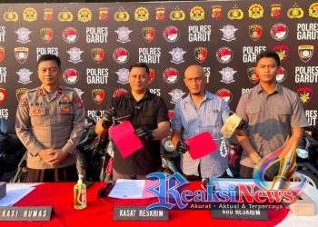 Residivis Pelaku Curanmor di Bekuk Satreskrim Polres Garut Target Operasi