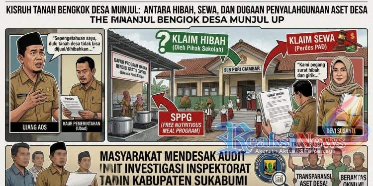Kisruh Tanah Bengkok Desa Munjul: mencuat konflik agraria , terkait status tanah bengkok desa yang kini ditempati oleh bangunan Sekolah Luar Biasa (SLB) PGRI Ciambar‎
