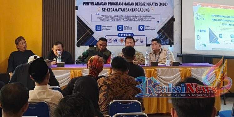Danramil 2203/Warungkiara Kapten Inf Agus Rahman Hadiri Rakor dan Konsolidasi Program Makan Bergizi Gratis Se-Kecamatan Bantargadung