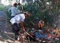 Respons Cepat Kepala Desa Tanjung, Tumpukan Sampah Berhasil Dibersihkan Lewat Gotong Royong, Camat Jampangkulon Tinjau Langsung Lokasi