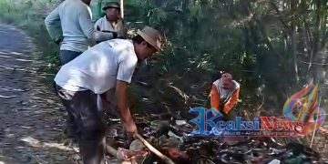 Respons Cepat Kepala Desa Tanjung, Tumpukan Sampah Berhasil Dibersihkan Lewat Gotong Royong, Camat Jampangkulon Tinjau Langsung Lokasi