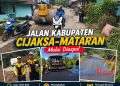 Jalan Cijaksa–Mataran Mulai Diaspal, Warga Pajampangan Apresiasi Pemkab Sukabumi